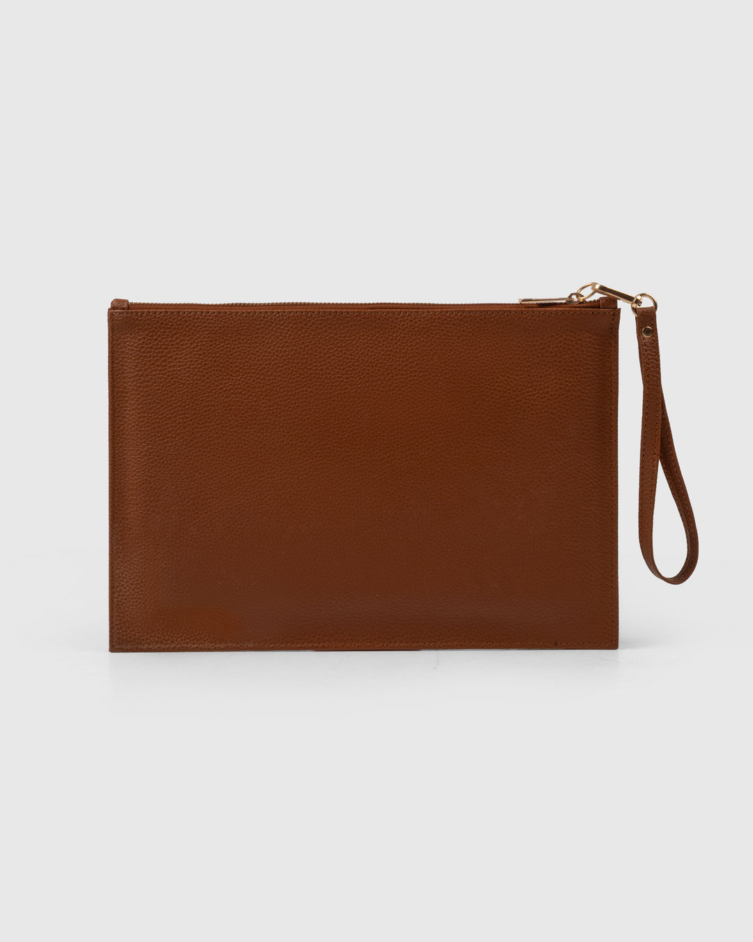 The Veve Envelope Clutch - Handwoven Bamboo Cane and Vegan Leather Wristlet (Caramel) - Suave Bags Default Title