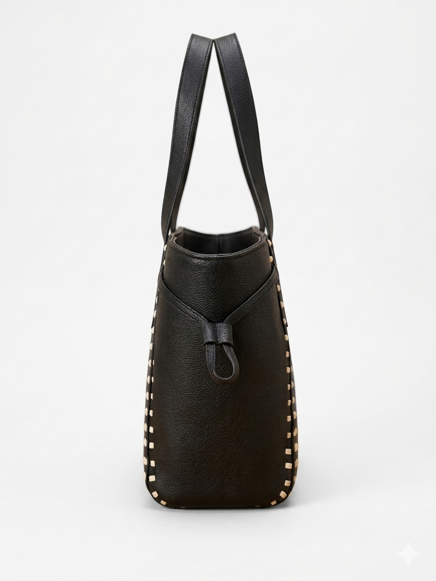 The Sienna Stitch Tote - Olive