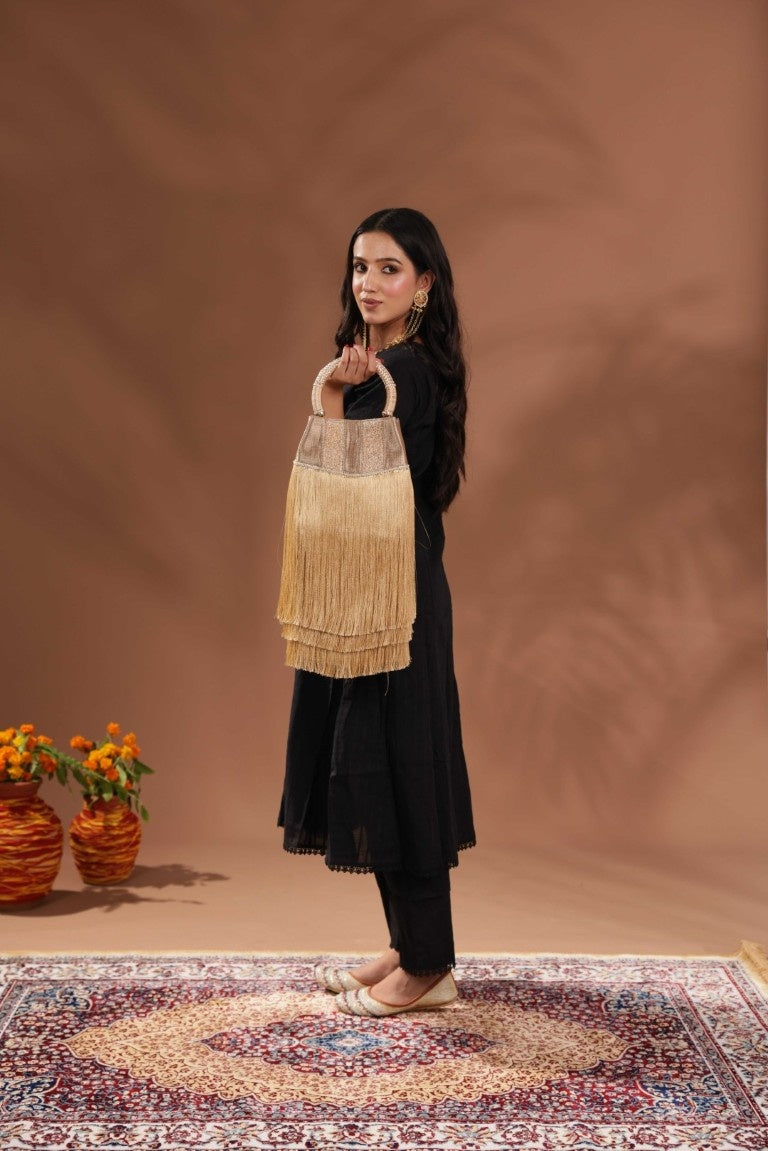 LEHER FRINGE BAG