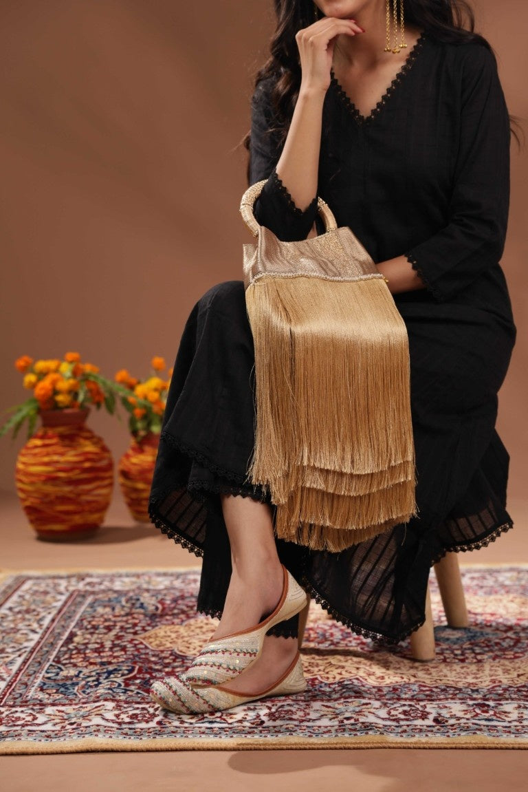 LEHER FRINGE BAG