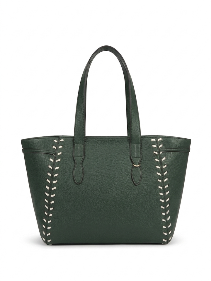 The Sienna Stitch Tote - Black