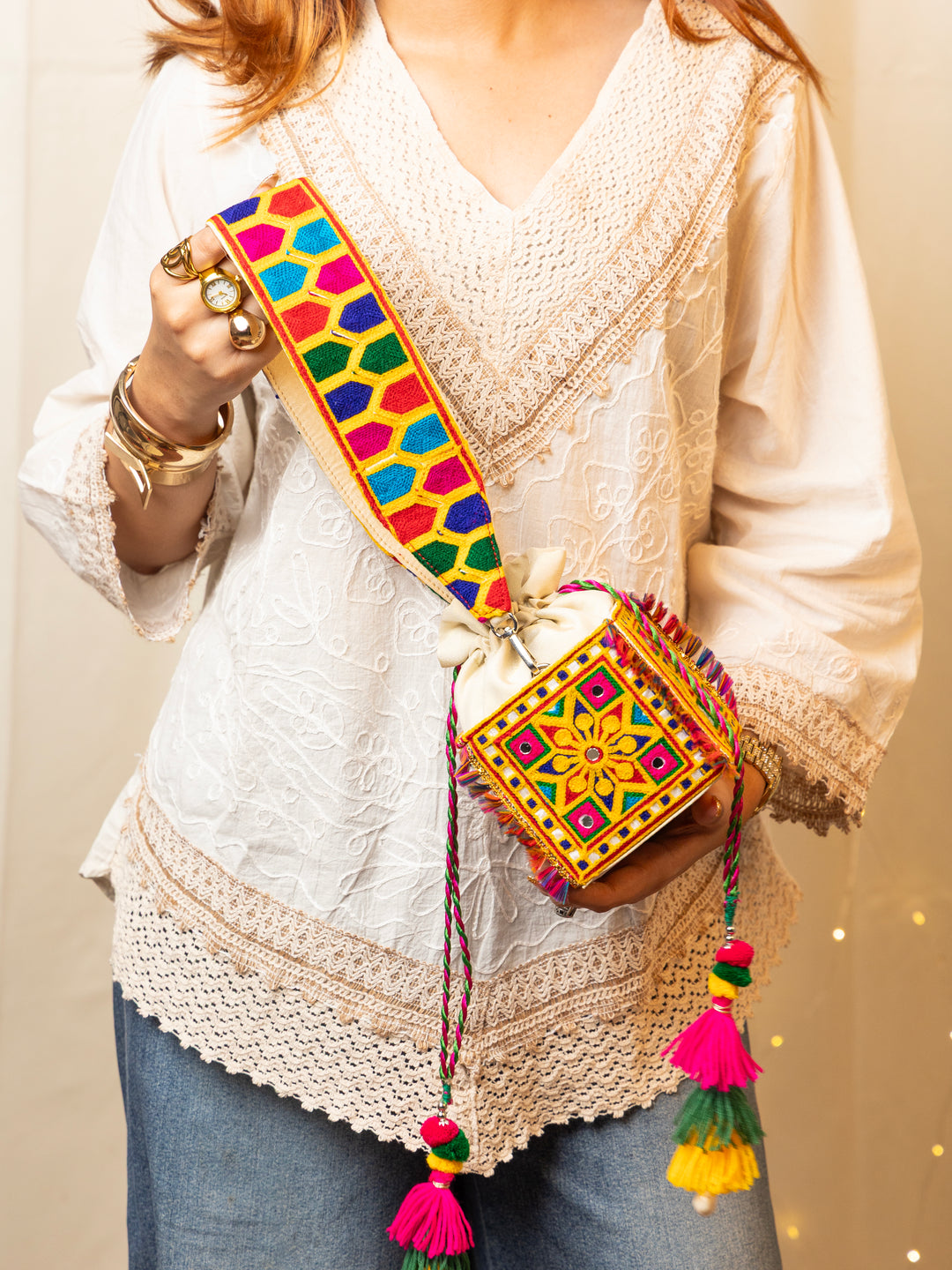 Mandala Potli bag