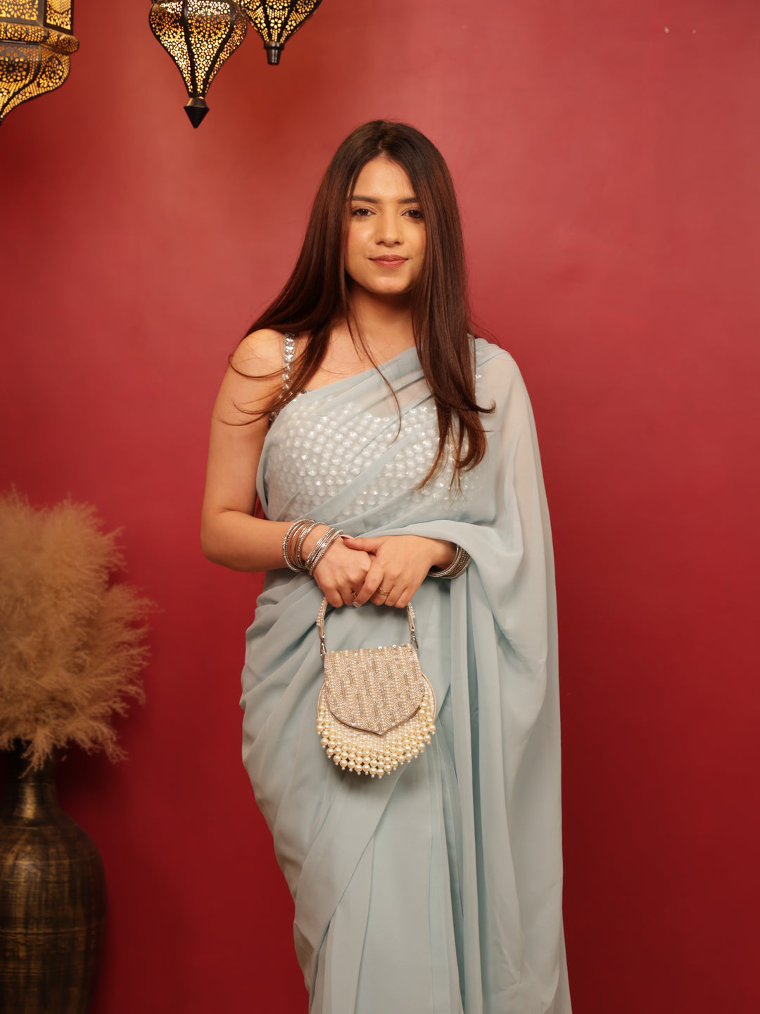 Sutra Pearl handbag - Pearl white