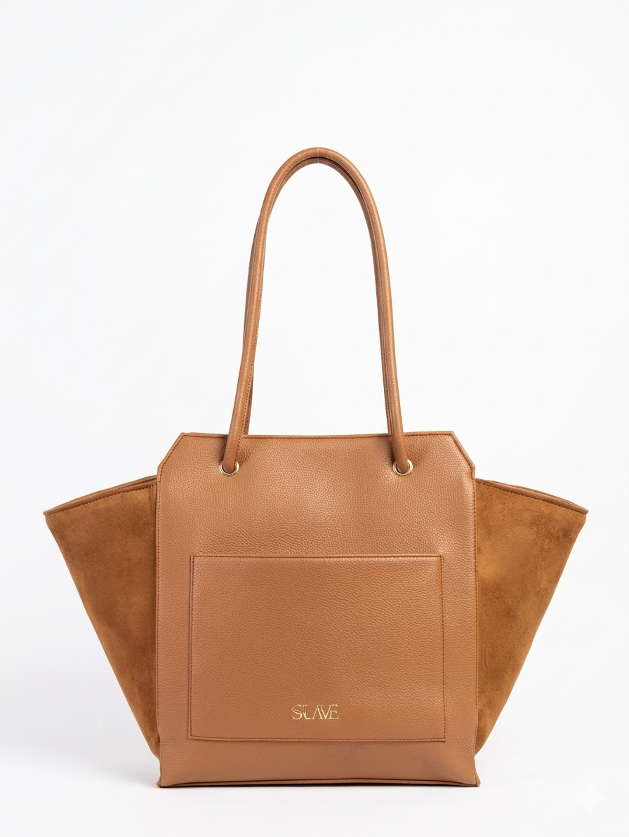 The Solene Tote Bag - TAN