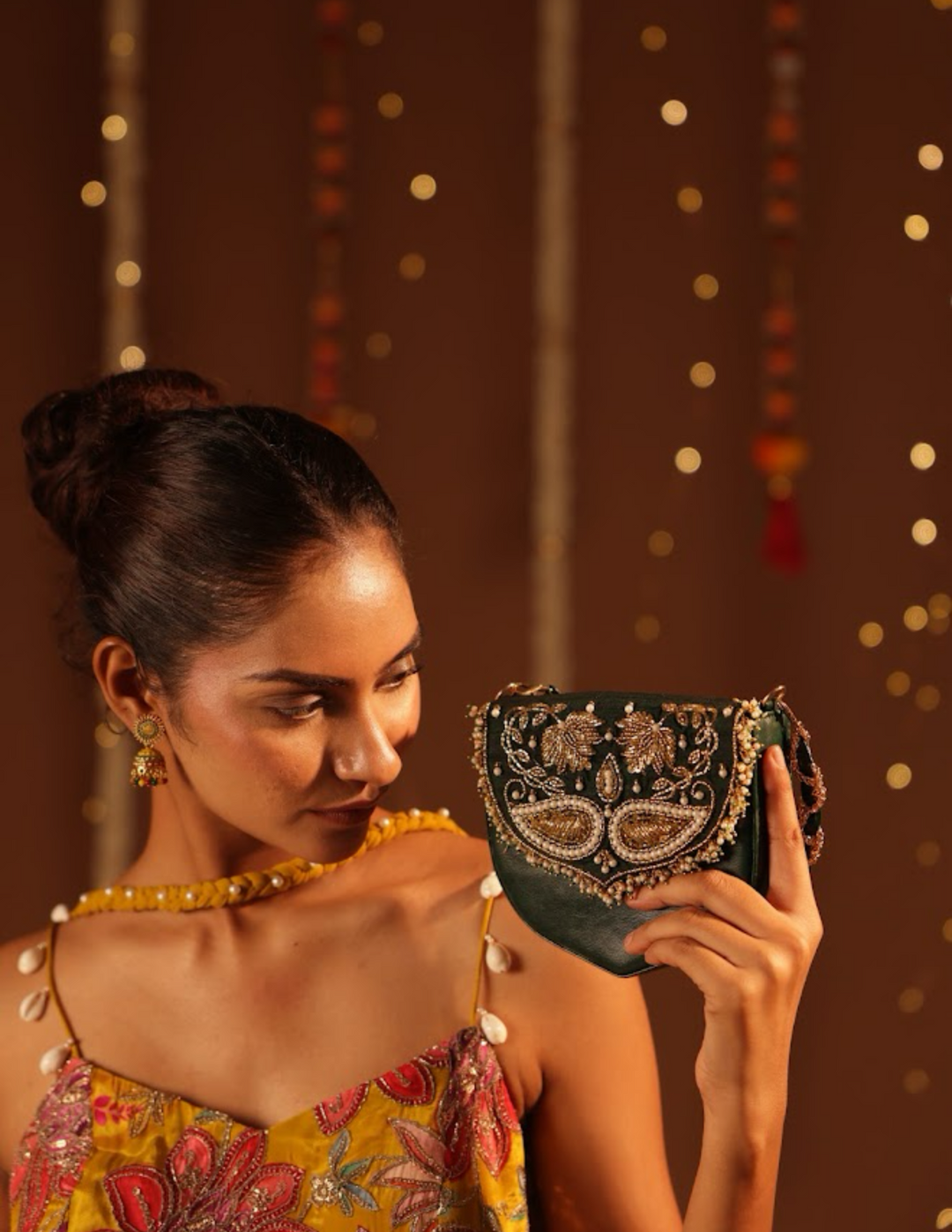 Emerald Green Inara Handbag