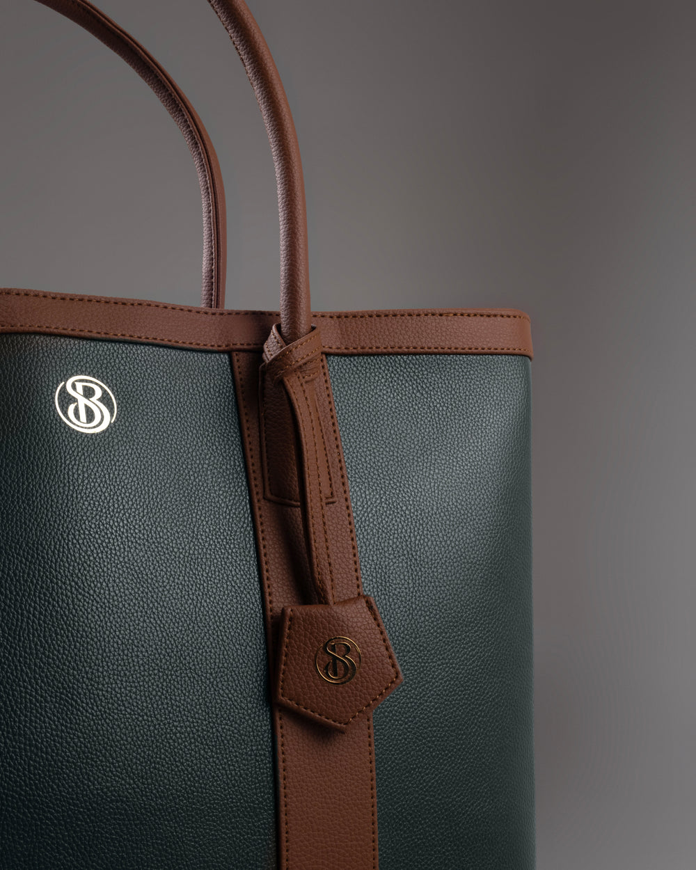 The Cambridge Classic Tote-Olive / tan Combo - Suave Bags  #