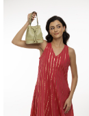 Sage Green Kelli Rockstud Bucket Bag - Suave Bags