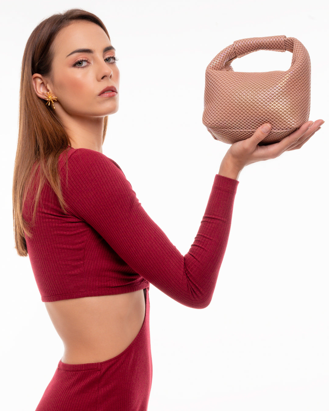 Pink Halo Iridescent Handbag